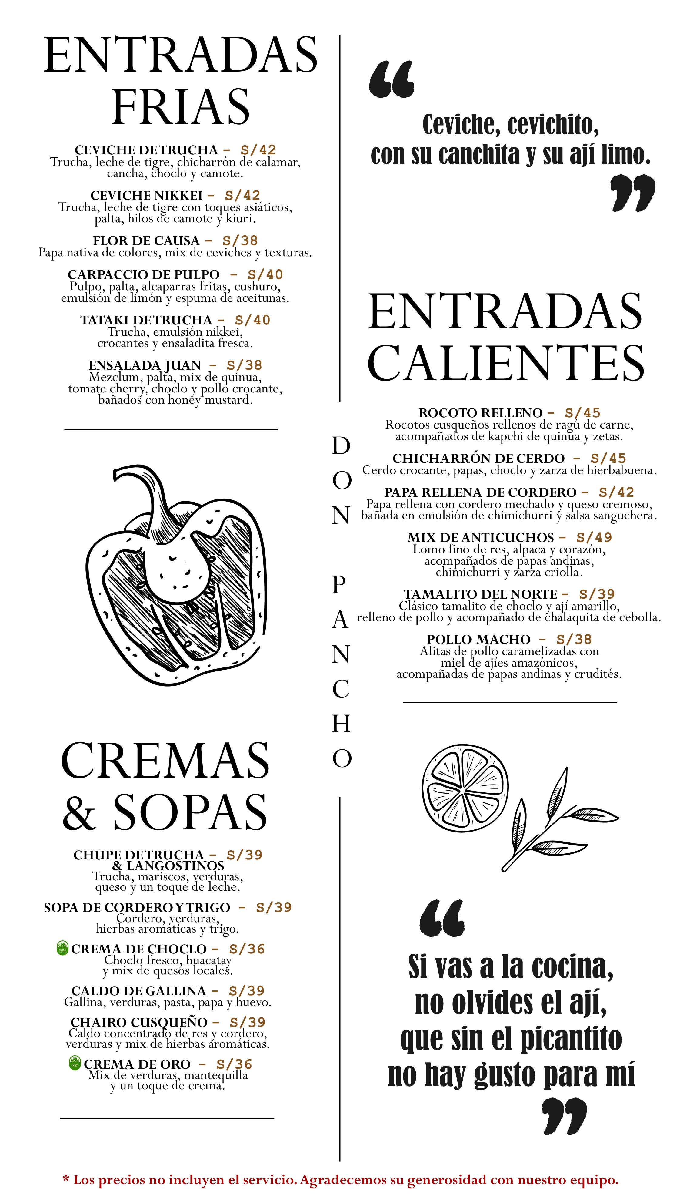 Entradas-Sopas & Cremas