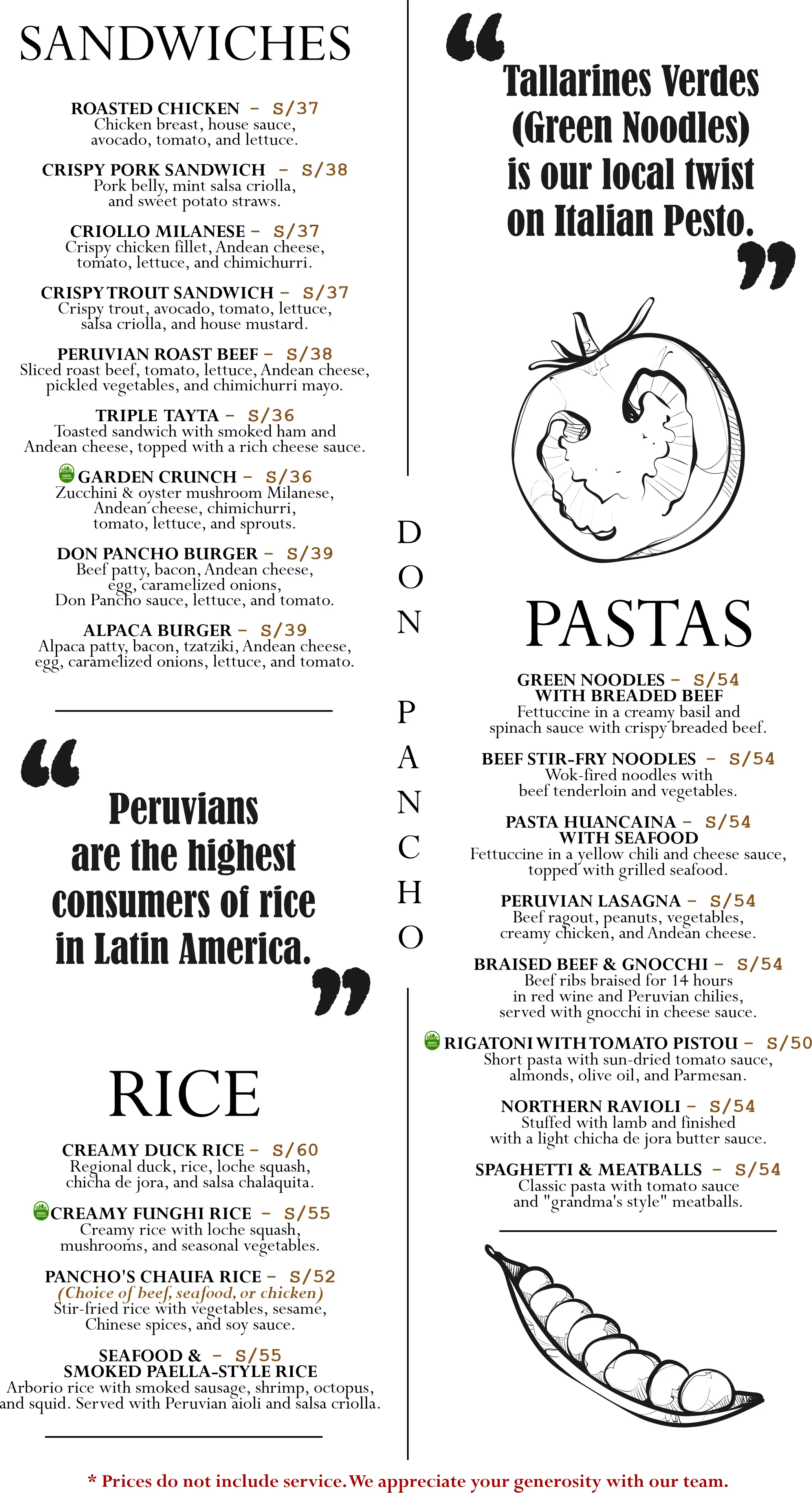 Parrillas-Postres-Carta de Niños